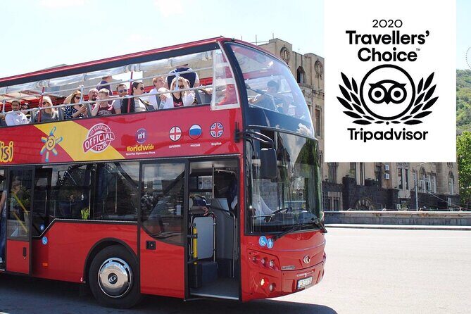 City tour Tbilisi on red bus - Stop style: where you can hop off vs where you mainly just pass by