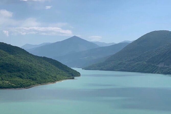 Day tour to mountains Jinvali lake, Ananuri, Kazbegi, Arch friendship - Ananuri Fortress on the Aragvi: Medieval Walls by the Water