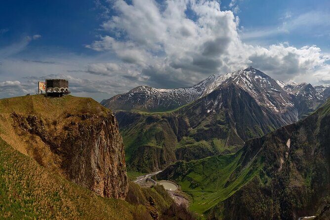 From Tbilisi: Kazbegi Day Tour, Gergeti Trinity, Ananuri &Gudauri - Gudauri and the Cross Pass: Ski Resort Views on a Road Trip Day