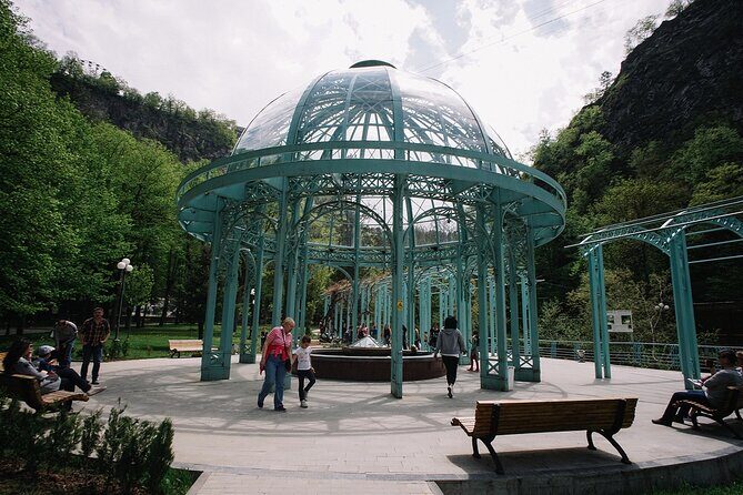 From Tbilisi: Vardzia, Rabati Castle & Borjomi Tour with Guide - Borjomi Central Park and the blue-dome mineral water