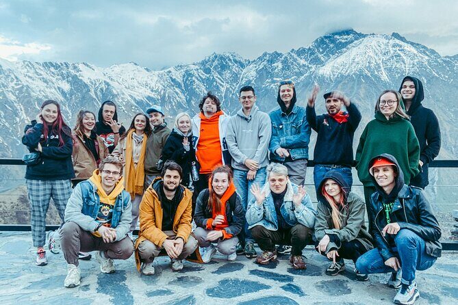 Highlights of Caucasus Mountains-Jinvali,Ananuri,Gudauri,Kazbegi(Group tour) - Stepantsminda and Gergeti Trinity Church: the Kazbegi postcard payoff