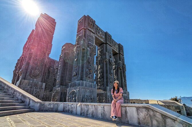 Instagrammable sites of Tbilisi private tour - Metekhi Cathedral: the view over Old Tbilisi