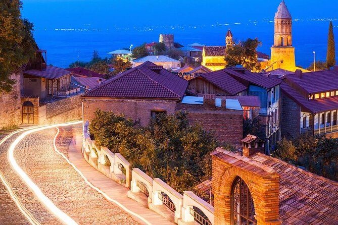 Kakheti;City of Love Sighnaghi, Bodbe. KTW. Wine House Group tour - Sighnaghi Estate lunch: free wine and chacha, but budget for the meal