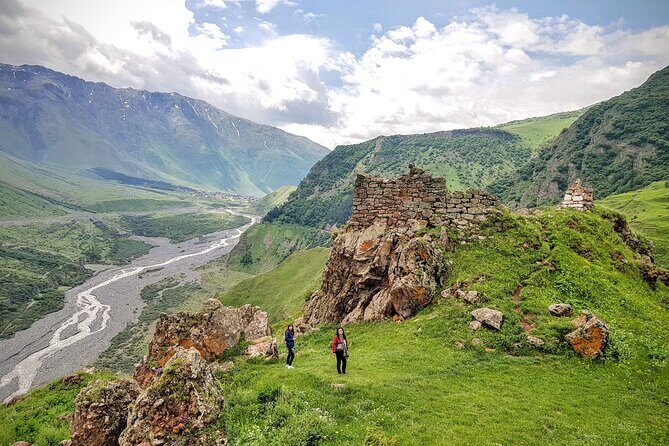 Kazbegi Adventure Day Trip - Hike to Gveleti waterfall plus Gergeti, Ananuri - Ananuri Fortified Castle Ensemble: Towers, Walls, and Photos