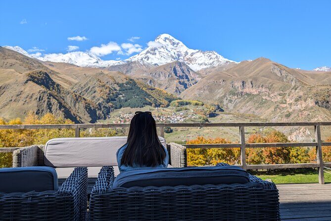 Kazbegi Gudauri and Ananuri Mountains Private Day Trip - Stop 4: Gergeti Holy Trinity Church for the Kazbegi Mountain Moments