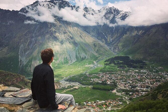 Kazbegi • Gudauri - private day trip to Mountains - Jvari Pass and the Friendship Monument at 2,395m