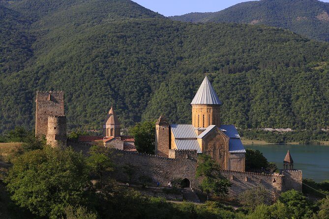 Kazbegi MOUNTAIN Tour (GLORY OF THE NATURE) + MANY NEW LOCATIONS - Stop 2: Zhinvali Dam from the Highest Peak