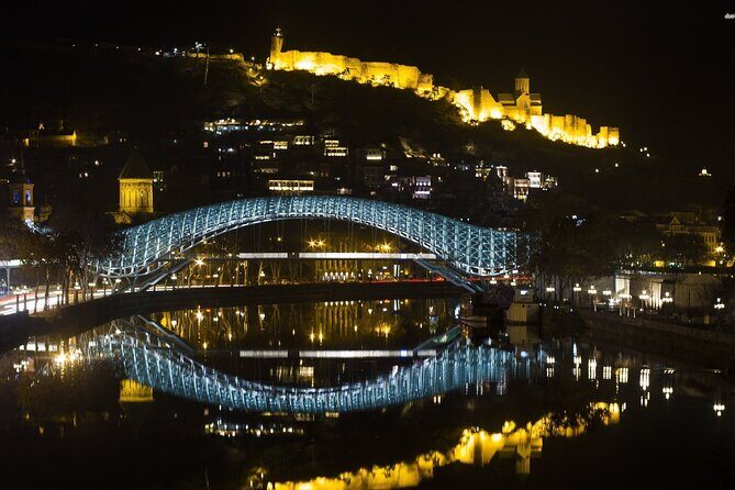Old Tbilisi Tour: Private Walking Tour With Wine Tasting - Peace Bridge: the modern counterpoint with 10,000 lamps