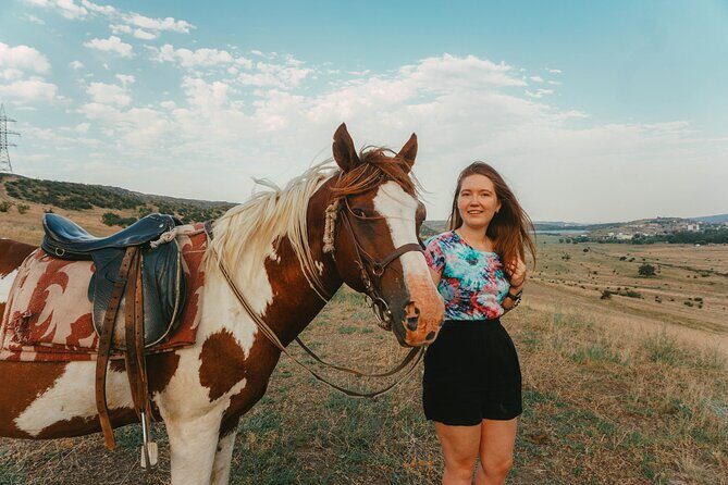 Private Horse Riding Adventure in Tbilisi - The guiding team: instructor + assistant photo support