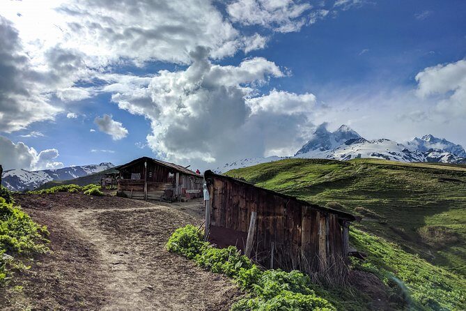 Private tour to Mestia - Ushguli - Svaneti - the magical mountains - Day 4: Zuruldi viewpoint, open-air ski lift ride, then Gelati Monastery
