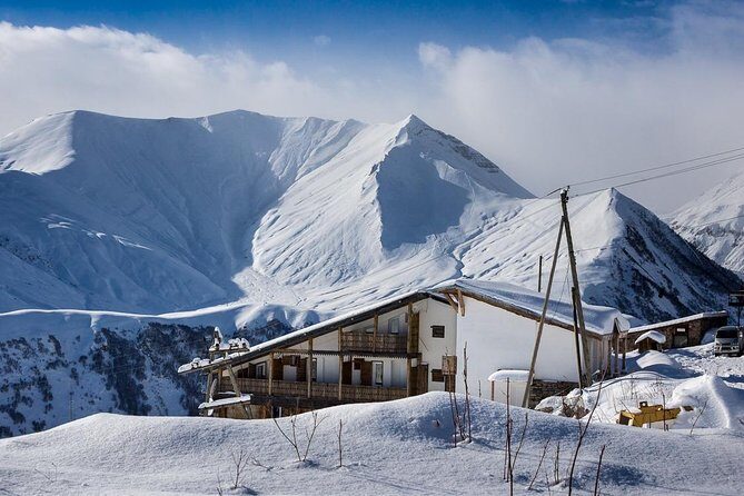 Tour to Kazbegi Ananuri Zhinvali Gudauri Full Day - Cross Pass, a POW memorial, and Mineral Springs (season matters)