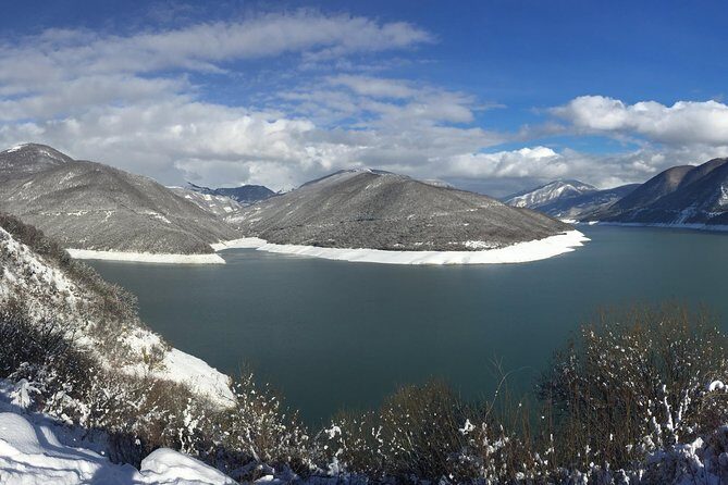 Tour to Kazbegi Ananuri Zhinvali Gudauri Full Day - Pasanauri stop on the way back: khinkali and river-food comfort