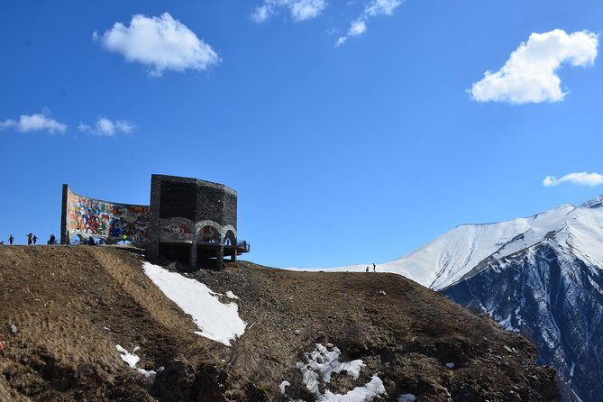 Tour to Kazbegi: Georgian Military Road – Ananuri – Gudaury – Kazbegi - Stop 4: Gudauri’s Friendship Monument at 2,395m