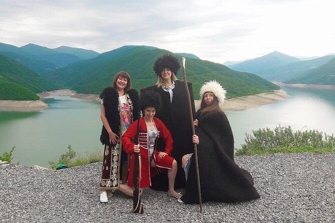 Tour to Kazbegi: Georgian Military Road – Ananuri – Gudaury – Kazbegi - Stop 2: Ananuri Fortress ensemble and its working 16th-century church